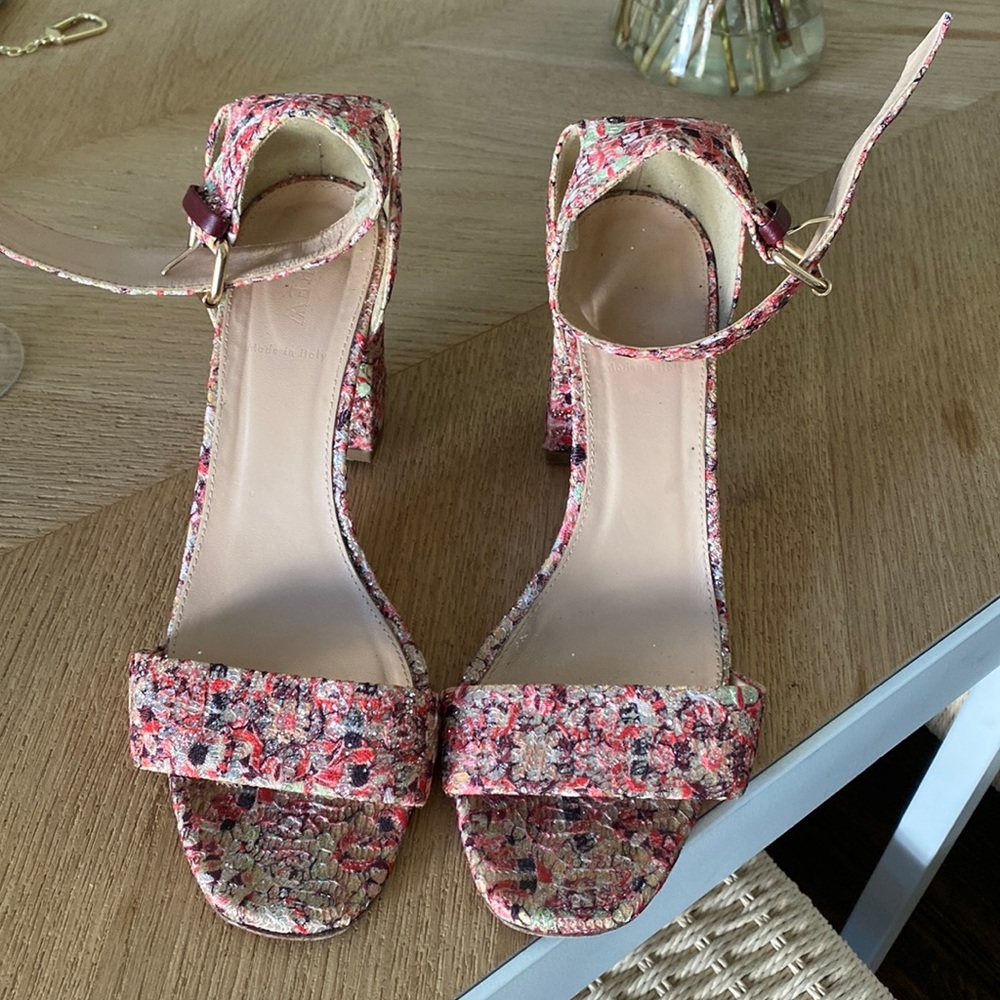 Jcrew Collection sparkle heels, size 11